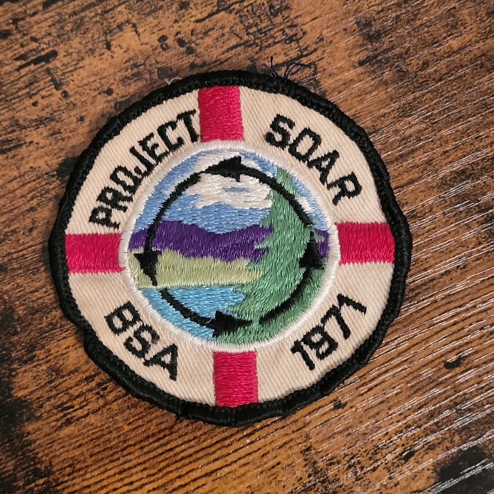 Project Soar 1971 Patch BSA Boy Scouts of America Sew-on